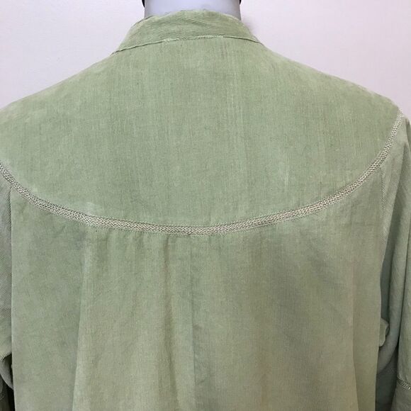 April Cornell Corduroy Duster Prairie One-Button Small Pocket Lined - Picture 6 of 13